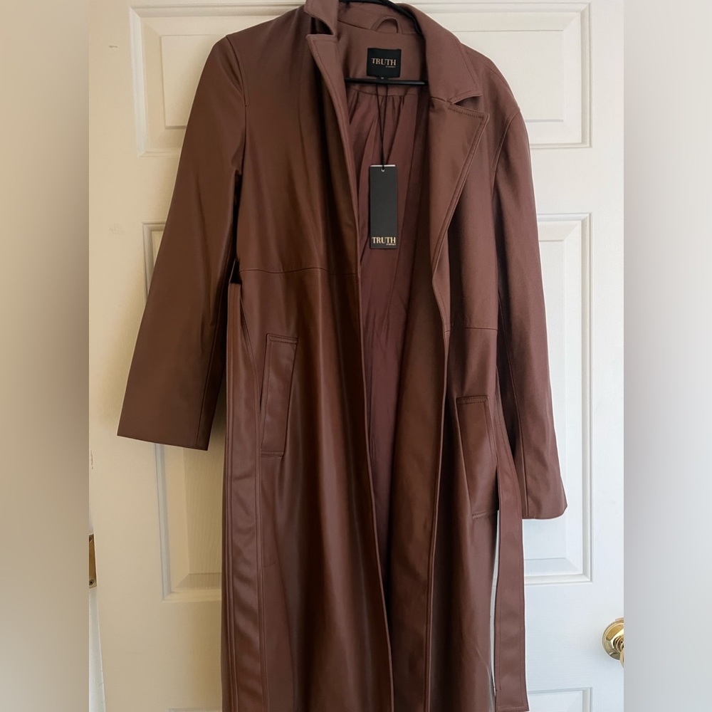 Long “leather” jacket